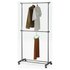 Argos Home Adjustable Chrome 2 Tier Clothes Rail - Grey