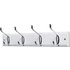 Argos Home 4 Double Coat Hooks - Chrome