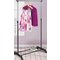 Argos Home Adjustable Chrome Plated Clothes Rail - Black