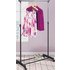 Argos Home Adjustable Chrome Plated Clothes Rail - Black