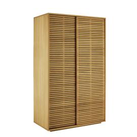 Habitat Max 2 Door Sliding Wardrobe - Oak