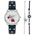 Kahuna Silver Dial Ladies Watch and Bracelet Set