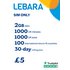 Lebara 6GB Pay As You Go 30 Day Plan SIM Card