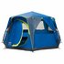 Coleman 8 Man 1 Room Octagon Dome Camping Tent - Blue/Grey