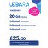 Lebara 12GB Pay As You Go 30 Day Plan SIM Card