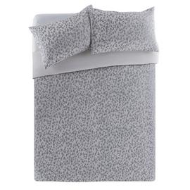 Argos Home Leopard Lurex Jacquard Bedding Set - Double