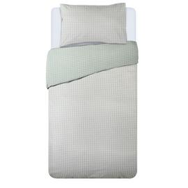 Argos Home Green Geo Triangles Print Bedding Set - Single