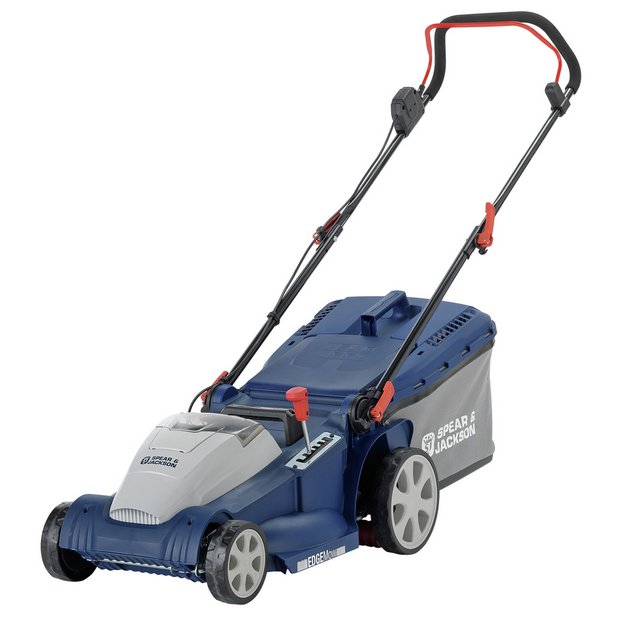 Electric lawn mower with roller deals argos