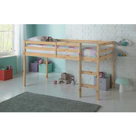 Argos Home Kaycie Pine Shorty Mid Sleeper & Kids Mattress