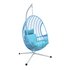Rattan Hanging Egg Chair - Blue