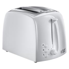 Russell Hobbs Textures 2 Slice White Plastic Toaster 21640