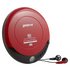 Groov-e Retro Series Personal CD Player - Red