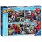 Marvel Spider-Man 4 x 100pc Puzzles