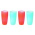 Argos Home Miami Double Inject Plastic Hi-Ball - 4 Pack