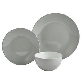 Argos Home 12 Piece Stoneware Dinner Set - Grey