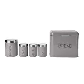 Argos Home 5 Piece Kitchen Storage Set - Flint Grey