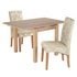 Argos Home Clifton Oak Extending Dining Table & 2 Chairs