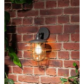 Argos Home Indira Grey Outdoor Cage Wall  Lantern