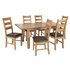 Argos Home Ashwell Oak Veneer Extending Table & 6 Chairs