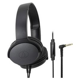 Audio Technica ATH-AR1IS BK Folding on Ear Headphone with in-Line control with Mic for Smartphones - Black Best Price and Cheapest