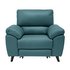 Argos Home Elliot Leather Mix Power Recliner ChairTeal
