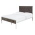 Argos Home Zara Upholstered Double Bed Frame - Grey