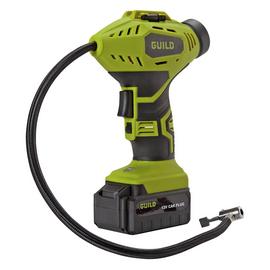 Guild Cordless Tyre Inflator with Accessories - 12V