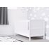 Baby Elegance Travis Cot Bed including Mattress - White