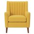Argos Home Heidi Mid Century Fabric Armchair - Yellow