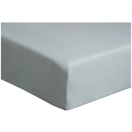 Habitat Cotton Rich Plain Fitted Sheet