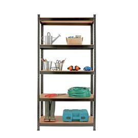 Argos Home 5 Tier Steel Heavy Duty Garage Shelving Unit