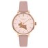Radley Rose Gold Dial Ladies Pink Leather Strap Watch