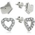 Radley Sterling Silver Dog and Heart Earrings