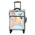 it Luggage 4 Wheel Soft Cabin Suitcase - Holographic