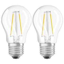 Osram 5W LED ES Dimmable Light Bulb - 2 Pack