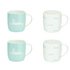 Argos Home Set of 4 Hare Polka Dot Mugs