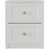 One Call Bexley 2 Drawer Bedside Table