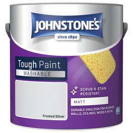 Johnstone's Washable Frosted Silver Matt Emulsion