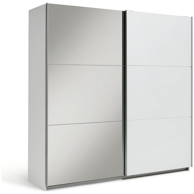 Habitat 2024 mirrored wardrobe