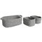 Habitat Salvador 3 Small Storage Baskets - Black & White