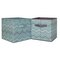 Argos Home Set of 4 Blue Zig-Zag Canvas Boxes