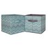 Argos Home Set of 4 Blue Zig-Zag Canvas Boxes