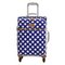 it Luggage Expandable 4 Wheel Soft Cabin Suitcase - Blue Pot