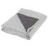 Argos Home Circles Jersey Embroidered Grey Throw