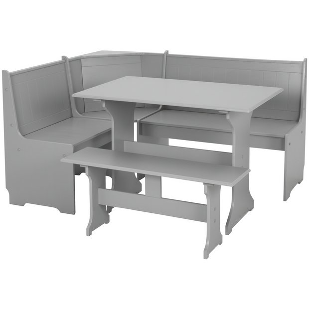 Buy Argos Home Haversham Corner Dining Set Bench Grey Dining Table And Chair Sets Argos