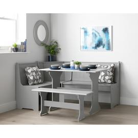 Argos Home Haversham Solid Pine Corner Dining Set & Bench