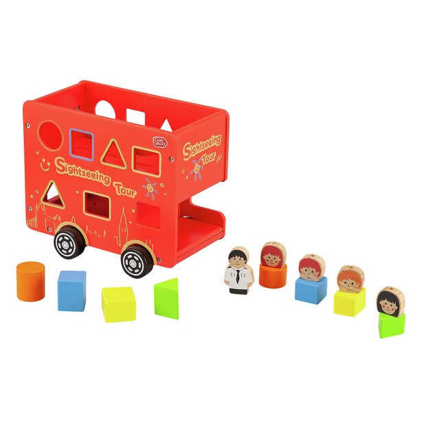 Wooden shape top sorter argos