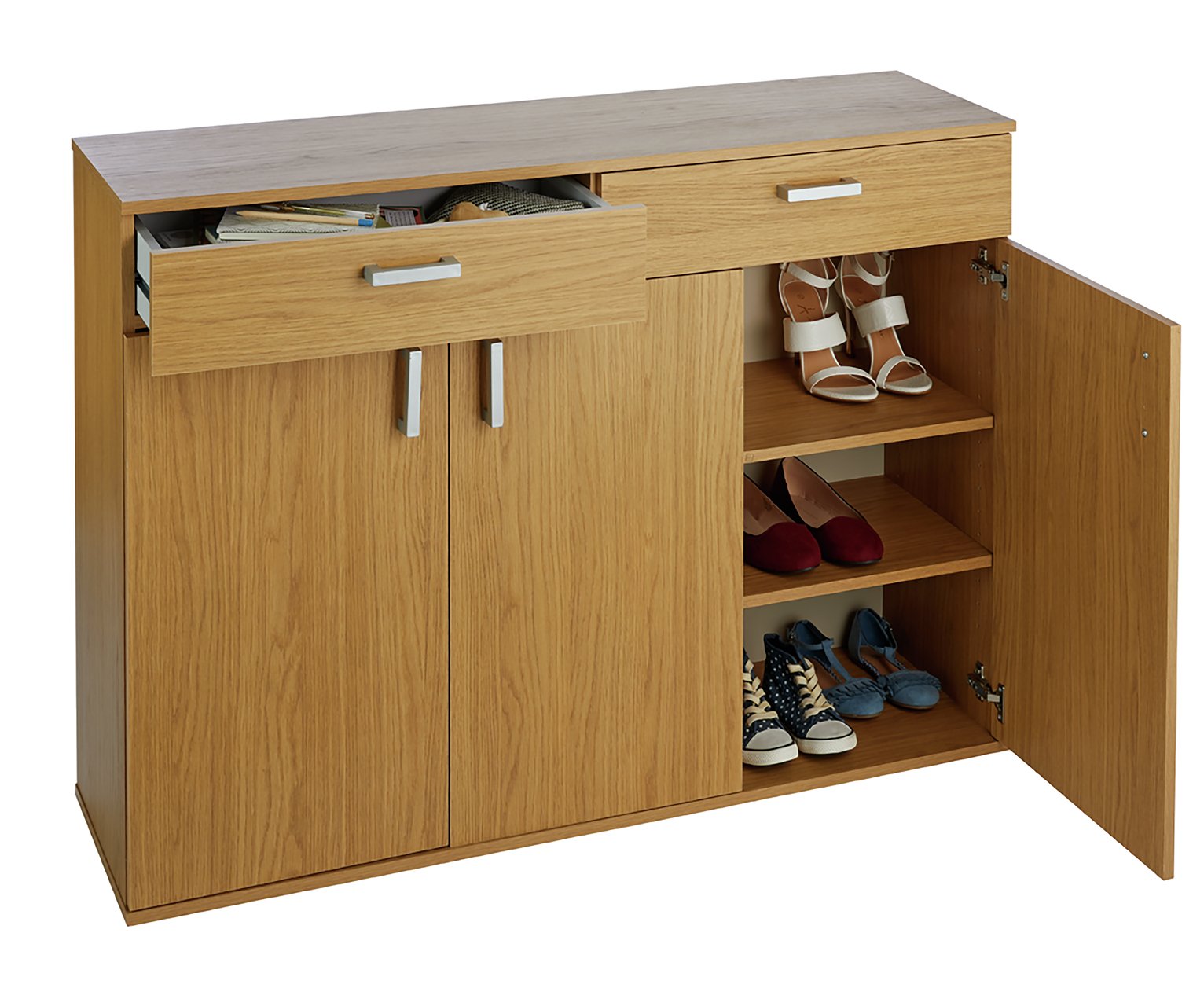 large shoe storage cabinet