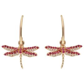 Revere Rose Gold Plated Sterling Silver Drop Earrings
