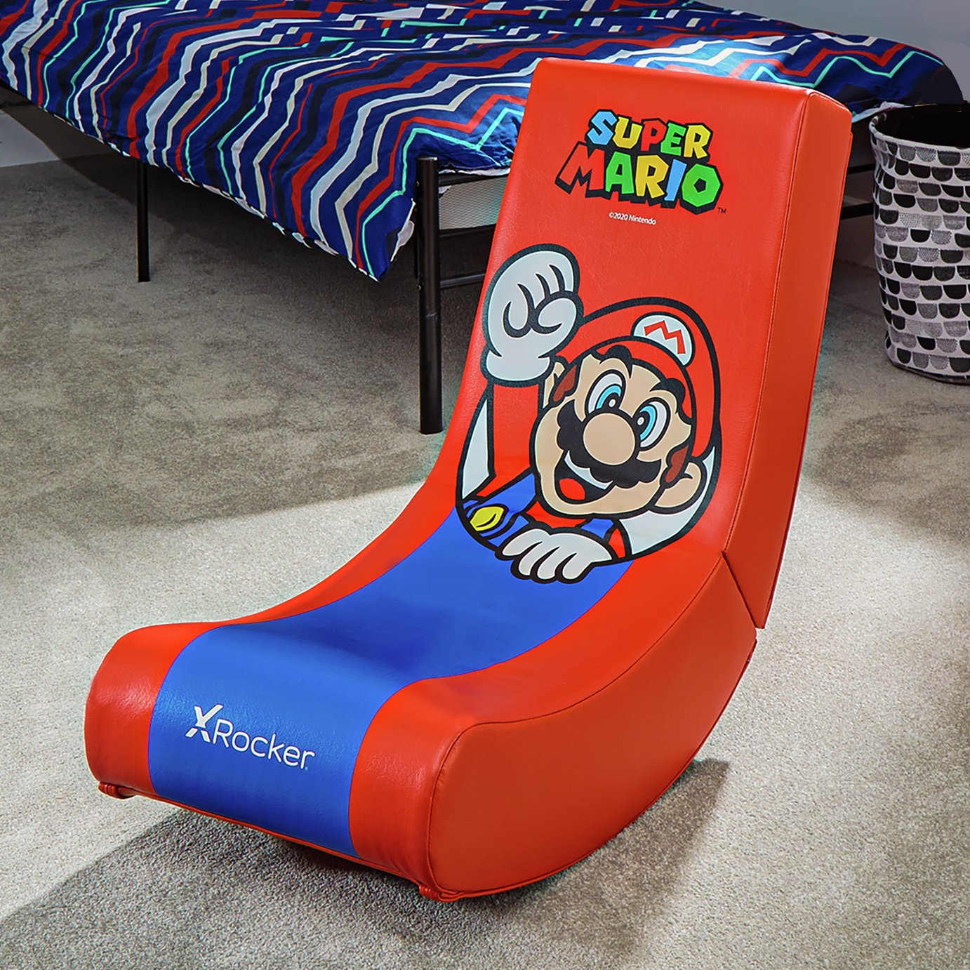 x rocker super mario stereo audio gaming chair